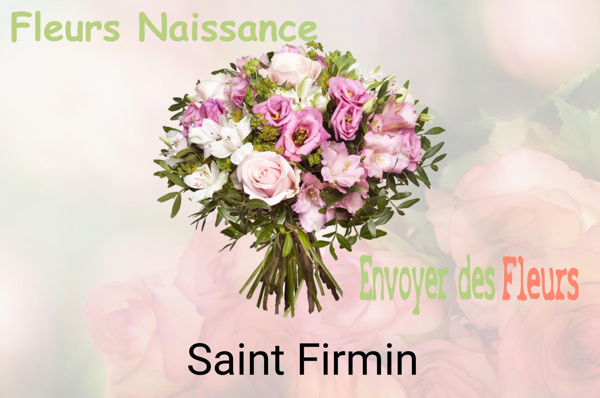 Bouquet de fleurs de naissance livré à Saint-Firmin